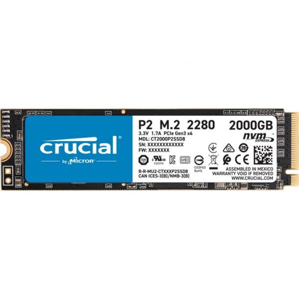 Накопичувач SSD M.2 2280 2TB MICRON (CT2000P2SSD8)
