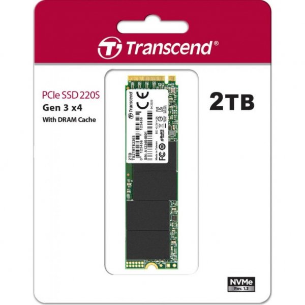 Накопичувач SSD M.2 2280 2TB Transcend (TS2TMTE220S)