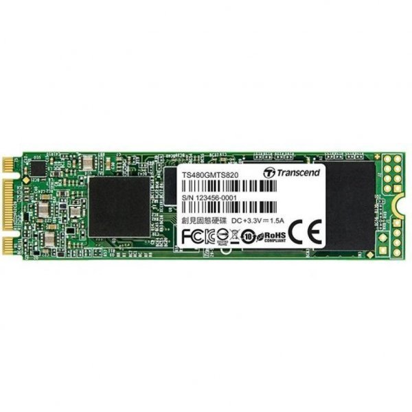 Накопичувач SSD M.2 2280 480GB Transcend (TS480GMTS820S)
