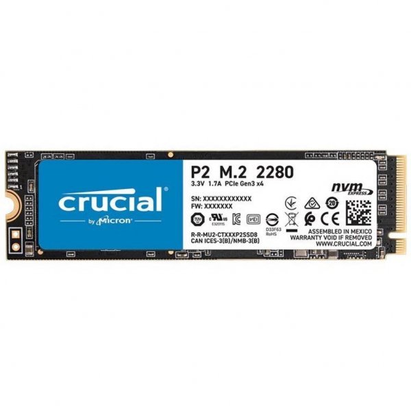 Накопичувач SSD M.2 2280 500GB MICRON (CT500P2SSD8)