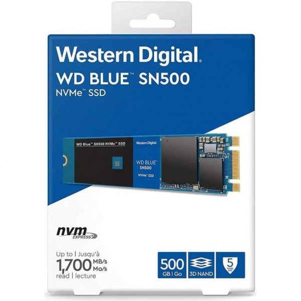 Накопичувач SSD M.2 2280 500GB Western Digital (WDS500G1B0C) Накопичувач SSD M.2 2280 500GB Western Digital (WDS500G1B0C)