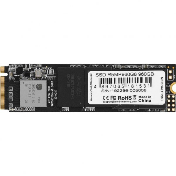 Накопичувач SSD M.2 2280 960GB AMD (R5MP960G8) Накопичувач SSD M.2 2280 960GB AMD (R5MP960G8)
