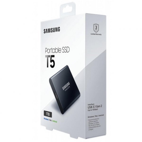 Накопичувач SSD USB 3.1 1TB Samsung (MU-PA1T0B/WW)