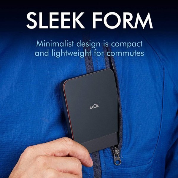 Накопичувач SSD USB 3.1 500GB LaCie (STHK500800) Накопичувач SSD USB 3.1 500GB LaCie (STHK500800)