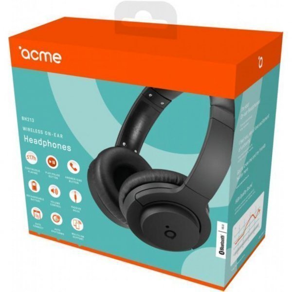 Навушники ACME BH213 Wireless On-Ear Headphones (4770070881095) Навушники ACME BH213 Wireless On-Ear Headphones (4770070881095)