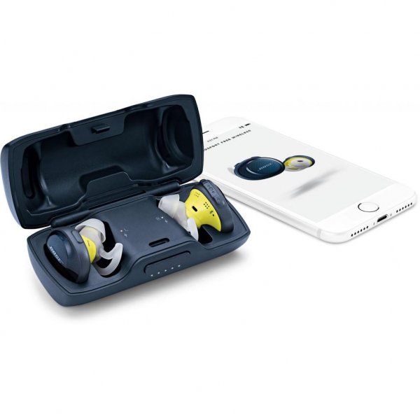 Навушники Bose SoundSport Free Wireless Headphones Blue/Yellow (774373-0020) Навушники Bose SoundSport Free Wireless Headphones Blue/Yellow (774373-0020)