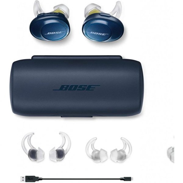 Навушники Bose SoundSport Free Wireless Headphones Blue/Yellow (774373-0020) Навушники Bose SoundSport Free Wireless Headphones Blue/Yellow (774373-0020)