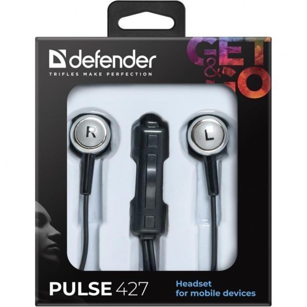 Навушники Defender Pulse 427 Black (63427)