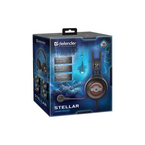 Навушники Defender Stellar Black (64520)