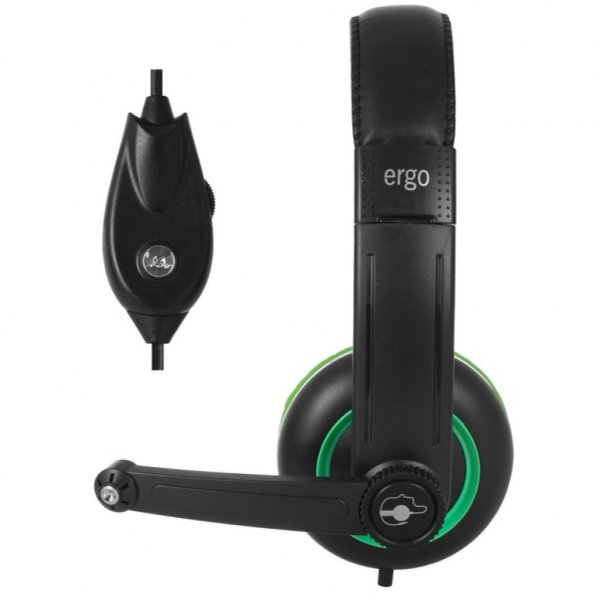 Навушники Ergo VM-280 Green Навушники Ergo VM-280 Green