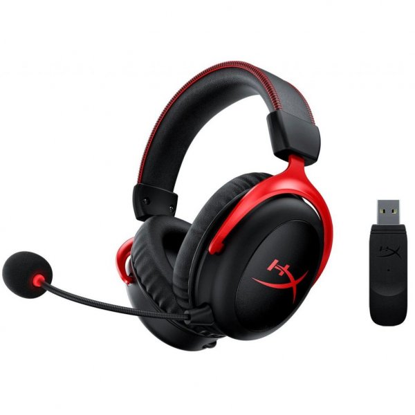 Навушники HyperX Cloud II Wireless Black-red (HHSC2X-BA-RD/G) Навушники HyperX Cloud II Wireless Black-red (HHSC2X-BA-RD/G)