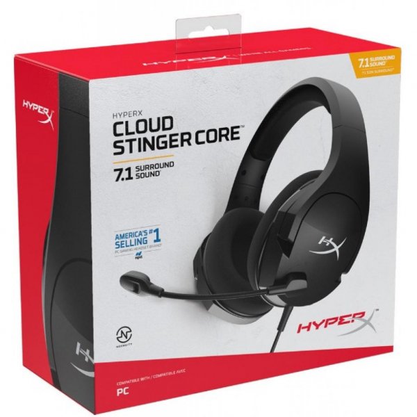 Навушники HyperX Cloud Stinger Core Wireless 7.1 Black (HHSS1C-BA-BK/G) Навушники HyperX Cloud Stinger Core Wireless 7.1 Black (HHSS1C-BA-BK/G)
