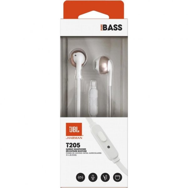 Навушники JBL T205 Rose Gold (T205RGD) Навушники JBL T205 Rose Gold (T205RGD)