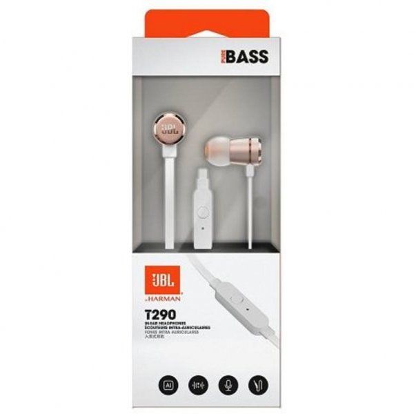 Навушники JBL T290 Rose Gold (T290RGD) Навушники JBL T290 Rose Gold (T290RGD)