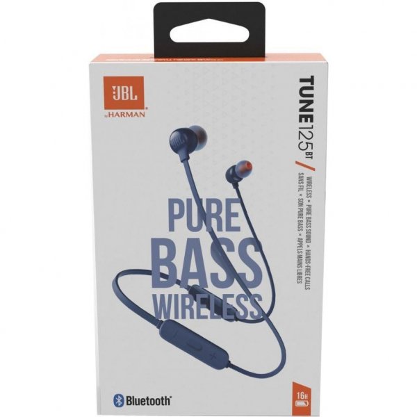 Навушники JBL Tune 125BT Blue (JBLT125BTBLU)