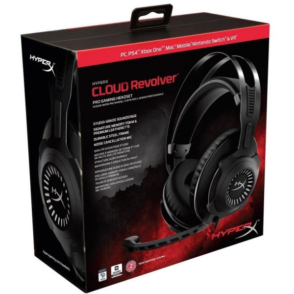 Навушники Kingston HyperX Cloud Revolver GunMetal (HX-HSCR-GM)