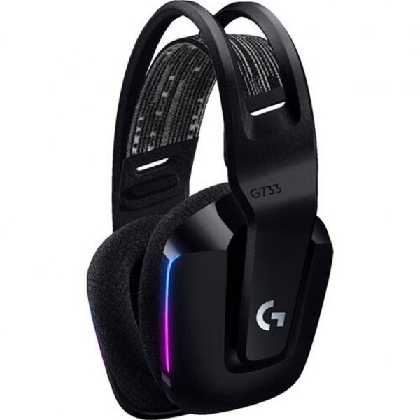 Навушники Logitech G733 Lightspeed Wireless RGB Gaming Headset Black (981-000864)