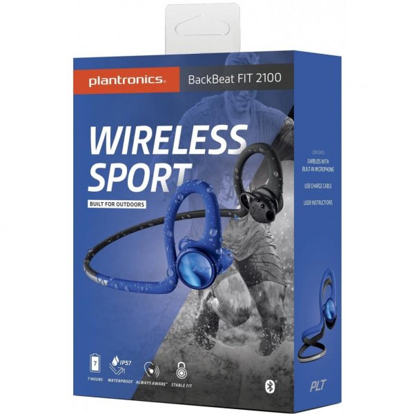 Навушники Plantronics BackBeat Fit 2100 Blue (212202-99)