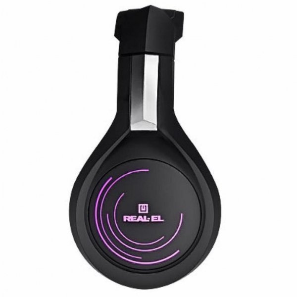Навушники REAL-EL GDX-7400 Backlit black Навушники REAL-EL GDX-7400 Backlit black