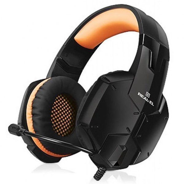 Навушники REAL-EL GDX-7700 SURROUND 7.1 black-orange Навушники REAL-EL GDX-7700 SURROUND 7.1 black-orange