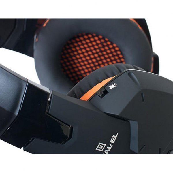 Навушники REAL-EL GDX-7700 SURROUND 7.1 black-orange Навушники REAL-EL GDX-7700 SURROUND 7.1 black-orange