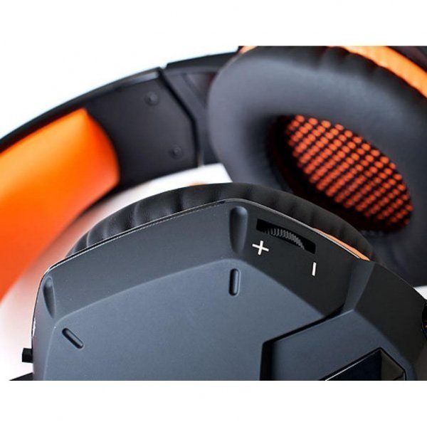 Навушники REAL-EL GDX-7700 SURROUND 7.1 black-orange Навушники REAL-EL GDX-7700 SURROUND 7.1 black-orange