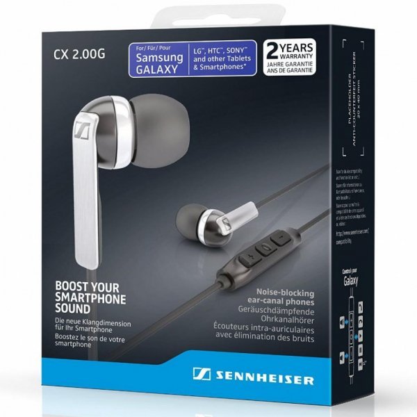 Навушники Sennheiser CX 2.00G Black (506088)