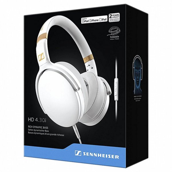Навушники Sennheiser HD 4.30i White (506812)