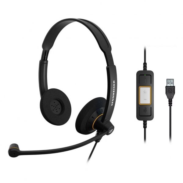 Навушники Sennheiser SC 60 USB ML Black (504547) Навушники Sennheiser SC 60 USB ML Black (504547)