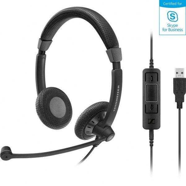 Навушники Sennheiser SC 75 USB MS Black (507086)
