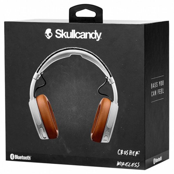 Навушники Skullcandy Crusher BT Gray/Tan (S6CRW-K590) Навушники Skullcandy Crusher BT Gray/Tan (S6CRW-K590)