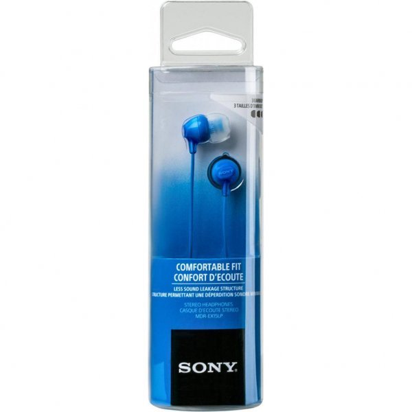 Навушники SONY MDR-EX15LP Blue (MDREX15LPLI.AE)