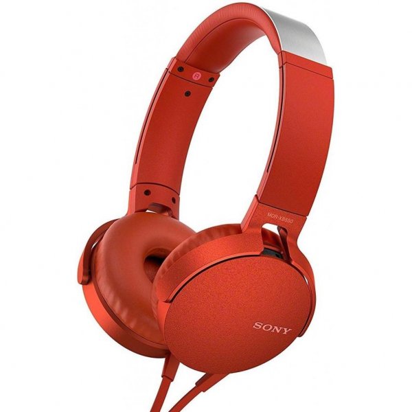 Навушники SONY MDR-XB550AP Red (MDRXB550APR.E) Навушники SONY MDR-XB550AP Red (MDRXB550APR.E)