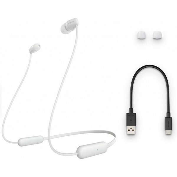 Навушники SONY WI-C200 White (WIC200W.CE7)
