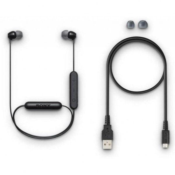 Навушники SONY WI-C300 Black (WIC300B.E)