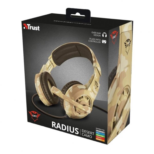 Навушники Trust GXT 310D Radius Gaming Headset Desert camo (22208)