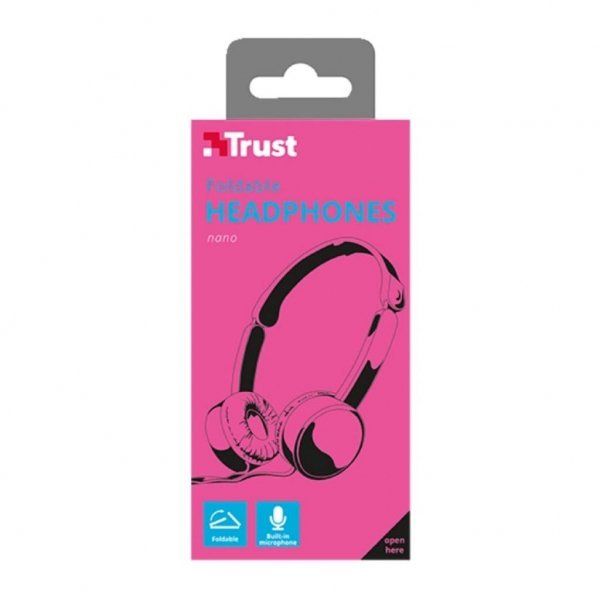 Навушники Trust Nano On-Ear Mic Pink (23102)