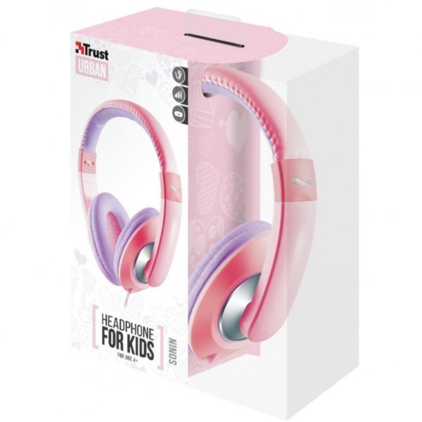 Навушники Trust Sonin Kids Over-Ear Pink (19837) Навушники Trust Sonin Kids Over-Ear Pink (19837)