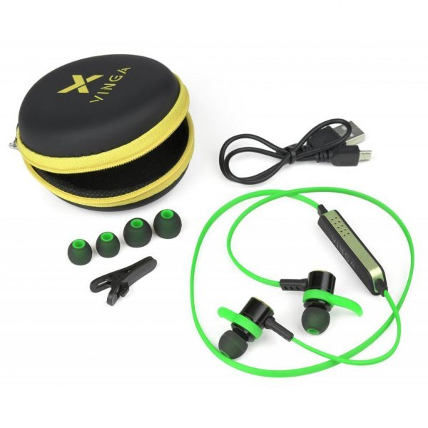 Навушники Vinga EBT050 Bluetooth Green (EBT050GR) Навушники Vinga EBT050 Bluetooth Green (EBT050GR)