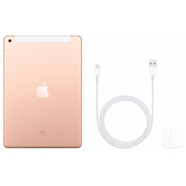 Планшет Apple A2198 iPad 10.2 Wi-Fi + 4G 32GB Gold (MW6D2RK/A)