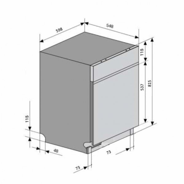 Посудомийна машина VENTOLUX DW 6012 4M PP Посудомийна машина VENTOLUX DW 6012 4M PP