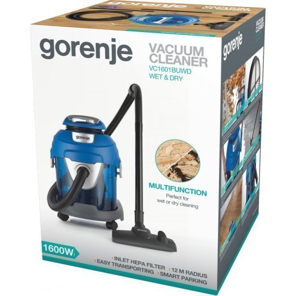 Пилосос Gorenje VC1601BUWD Пилосос Gorenje VC1601BUWD
