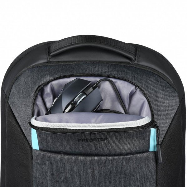 Рюкзак до ноутбука Acer 15.6 PREDATOR HYBRID, BLACK WITH TEAL BLUE (NP.BAG1A.291)