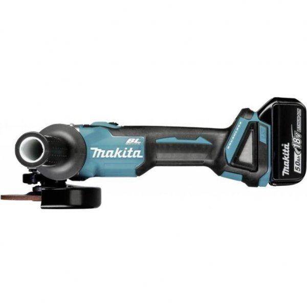 Шліфувальна машина Makita LXT, 5Аг х 2шт, Makpac, 125 мм (DGA504RTJ) Шліфувальна машина Makita LXT, 5Аг х 2шт, Makpac, 125 мм (DGA504RTJ)