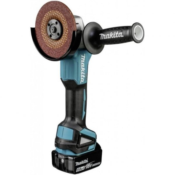 Шліфувальна машина Makita LXT, 5Аг х 2шт, Makpac, 125 мм (DGA504RTJ) Шліфувальна машина Makita LXT, 5Аг х 2шт, Makpac, 125 мм (DGA504RTJ)