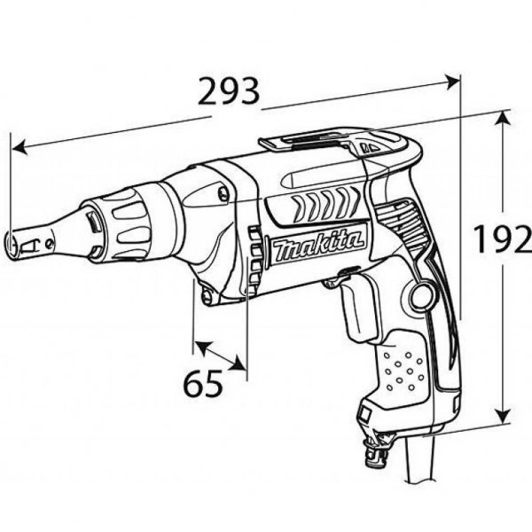 Шуруповерт Makita FS6300R для гіпсокартону (FS6300R) Шуруповерт Makita FS6300R для гіпсокартону (FS6300R)