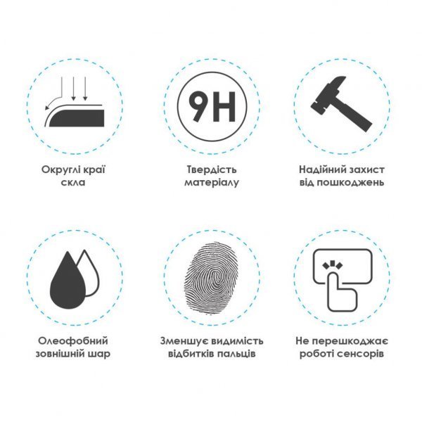 Скло захисне ADPO для Samsung G935 Galaxy S VII Edge (черное) 3D (1283126472237)