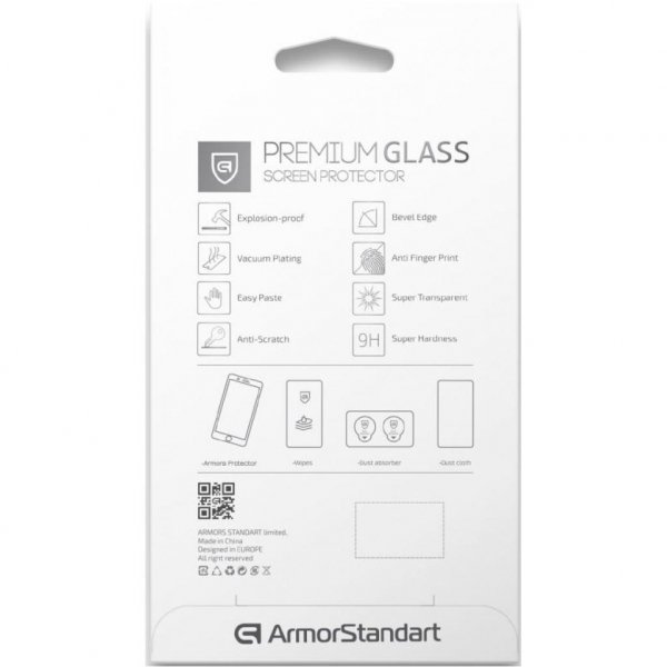 Скло захисне Armorstandart Icon 3D Anti-spy Apple iPhone 12 Pro Max Black (ARM57575)