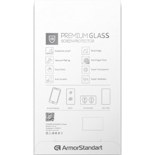 Скло захисне Armorstandart Icon Motorola G8 Black (ARM57653)