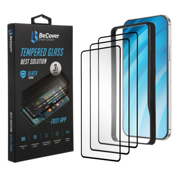 Скло захисне BeCover Premium 3 шт Easy Installation Samsung Galaxy M31s SM-M317 B (705476)